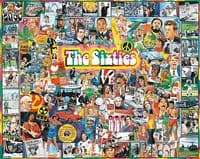 White Mountain Puzzles The Sixties 1000 piece jigsaw puzzle 760mm x 610mm  (wmp)