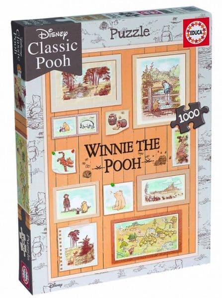 Winnie the Pooh Photoframes 1000 piece jigsaw puzzle 680mm x 480mm  (pl)