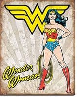 Wonder Woman Steel Sign 410mm x 320mm (sf)