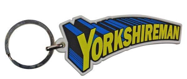 Yorkshireman PVC flexible keyring (WG)