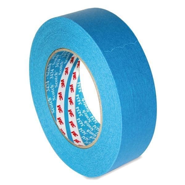 3M 3434 Blue Low Tack Masking Tape 1.5in / 38mm