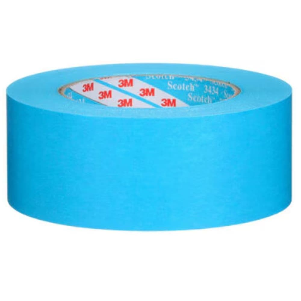 3M 3434 Blue Low Tack Masking Tape 2in / 50mm