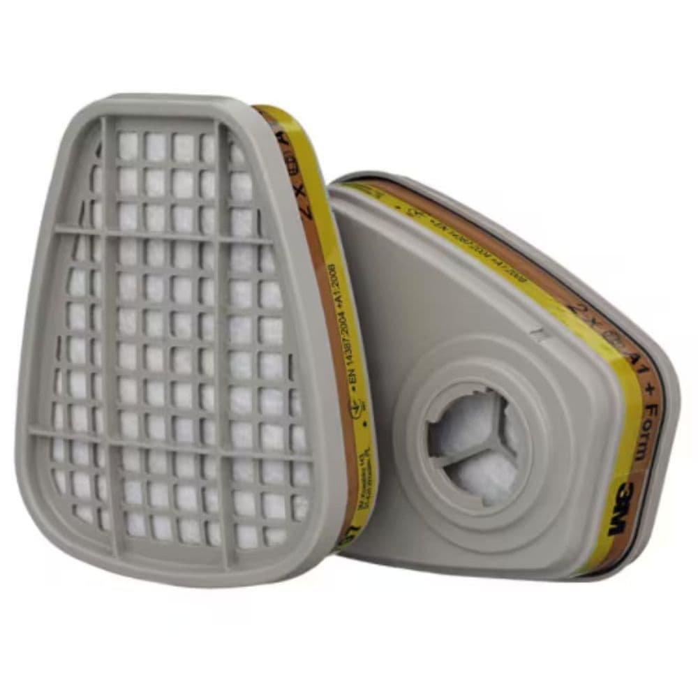 3M 6075 Formaldehyde + A1 Gas and Vapour Filters 1pr