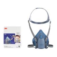 3M 7500 Series Reusable Half Face Mask Respirator Medium