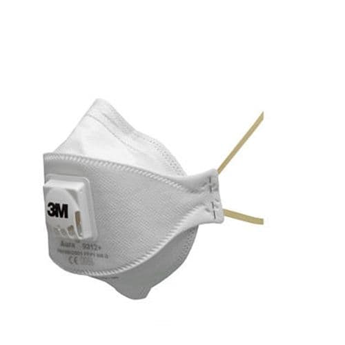 3M Aura 9312+ Valved Dust and Mist Disposable Respirator FFP1 (pack of 10)