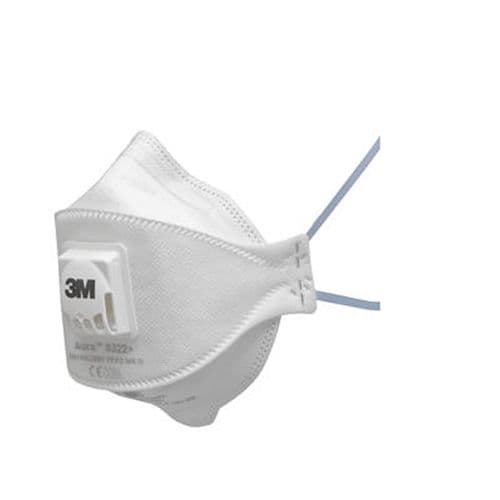 3M Aura 9322+ Valved Dust and Mist Disposable Respirators FFP2