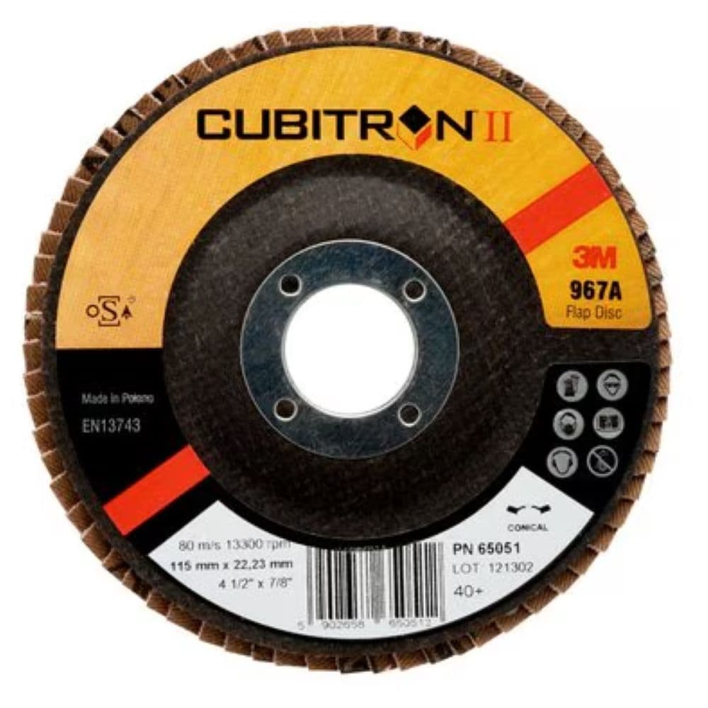 3M Cubitron II Flap Disc 967A (Pack of 10)