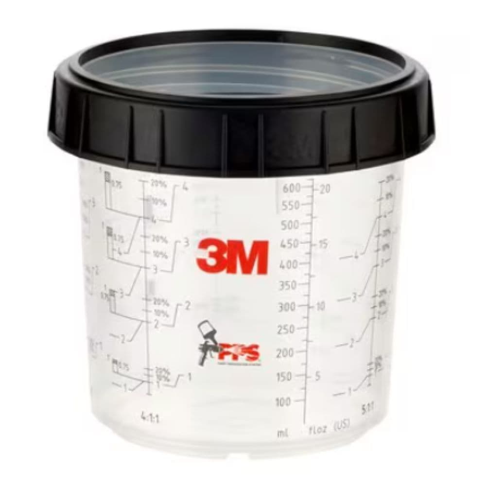 3M PPS Regular Size Mixing Cup and Collar 16001 (2 pk)