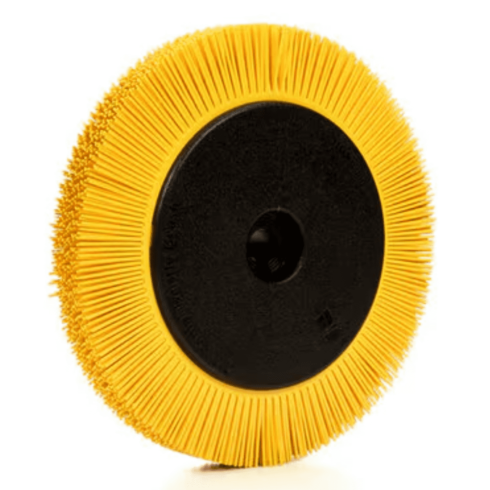 3M Scotch-Brite Shaft Mounted Bristle Disc BB-ZS 76 mm P80 Yellow Type C