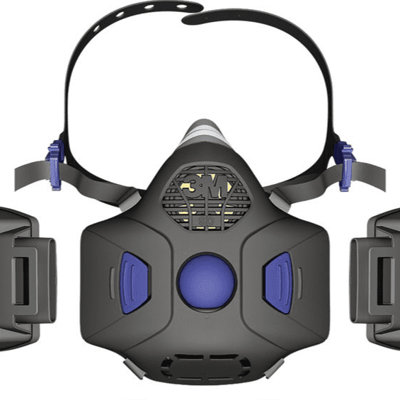3M Secure Click HF-800 Reusable Half Mask Respirator Speaking Diaphragm