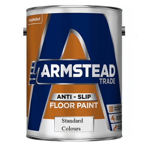 Armstead Trade Anti-Slip Floor Paint Standard Colours 5L