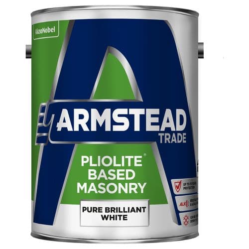 Armstead Trade Pliolite Masonry Pure Brilliant White 5L