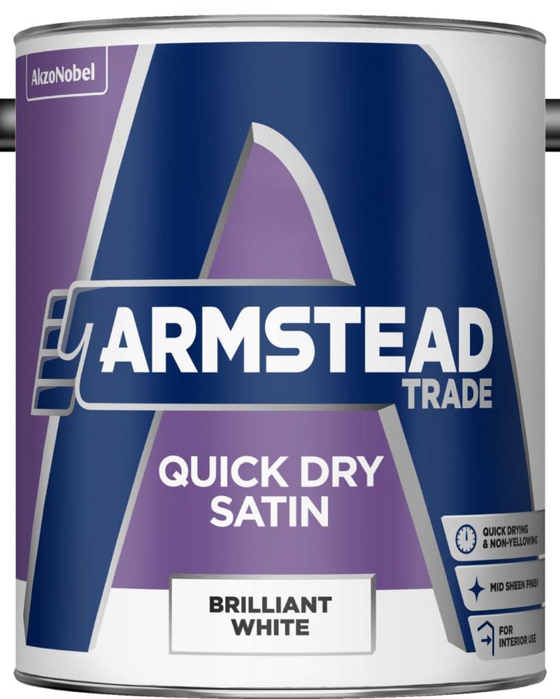 Armstead Trade Quick Dry Satin Brilliant White