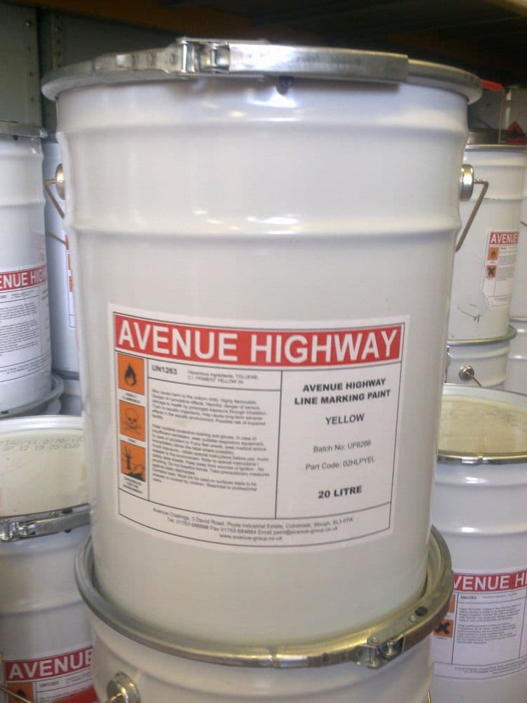 Avenue Highway Chlorinated Rubber Line Marking Custom Colours