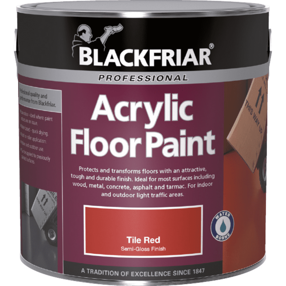Blackfriar Acrylic Floor Paint Standard Colours