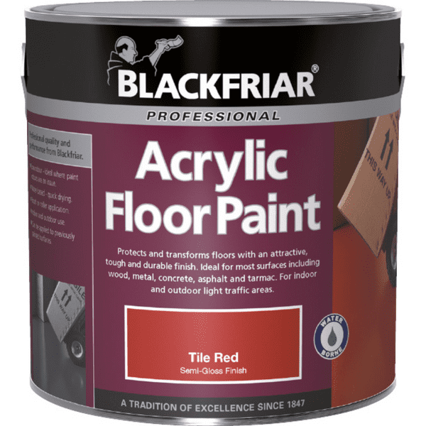 Blackfriar Acrylic Floor Paint Standard Colours