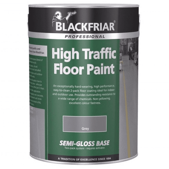 Blackfriar High Traffic Floor Paint Standard Colours 5L
