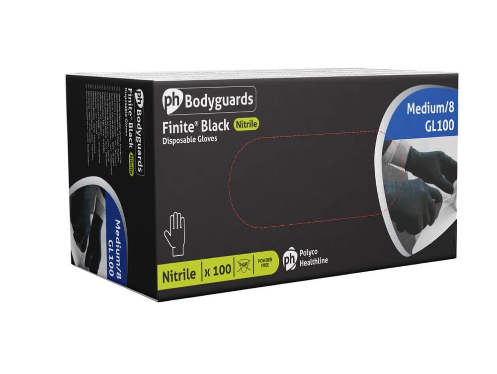 Bodyguards Finite Black Gloves