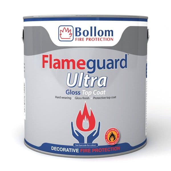 Bollom Flameguard Ultra Gloss Topcoat White 2.5L
