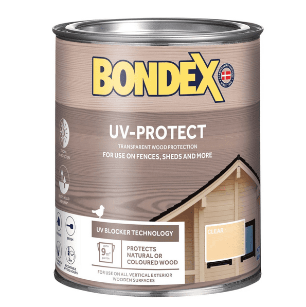 Bondex Long Life UV Protect Woodstain Clear 750ml