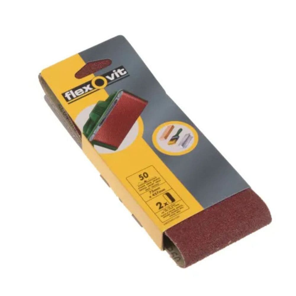 Cloth Sanding Belt 75mm x 457 mm 50g Coarse (2)