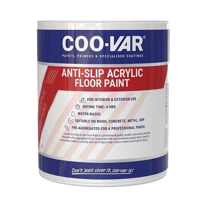 Coovar Anti-Slip Acrylic Floor Paint 5L