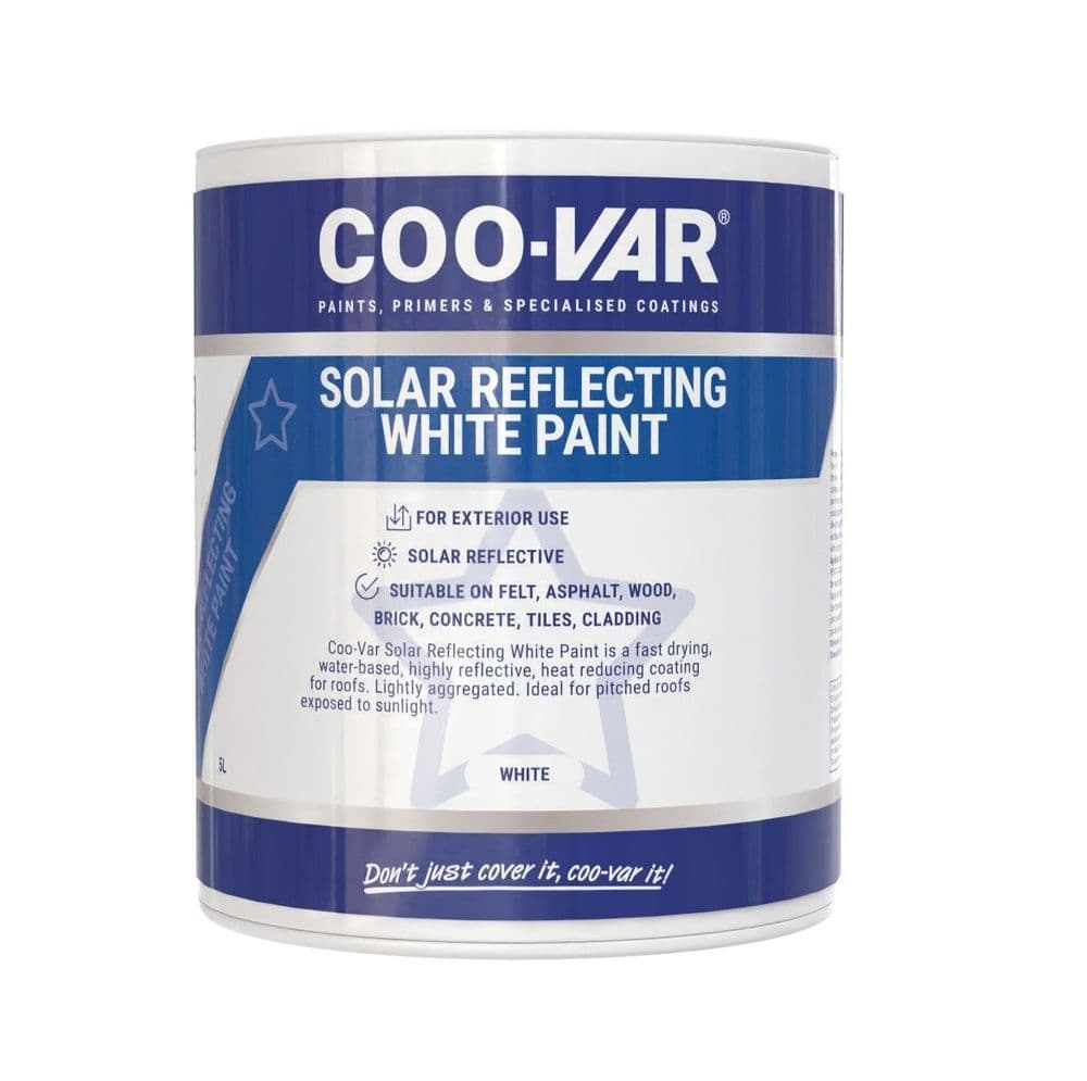 Coovar Solar Reflecting Paint White 5L