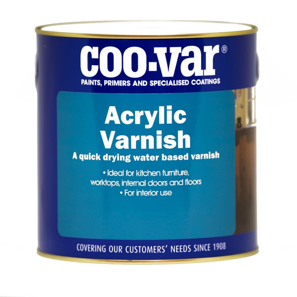 Coovar Water Based Acrylic Varnish Clear