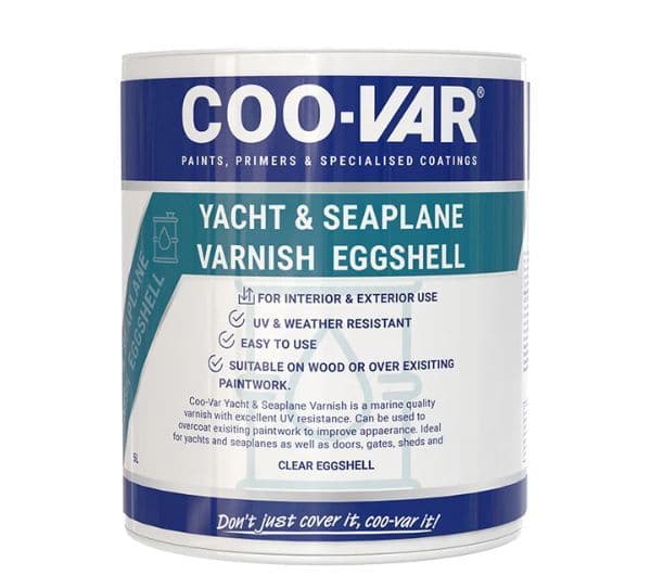 Coovar Yacht & Seaplane Varnish Eggshell