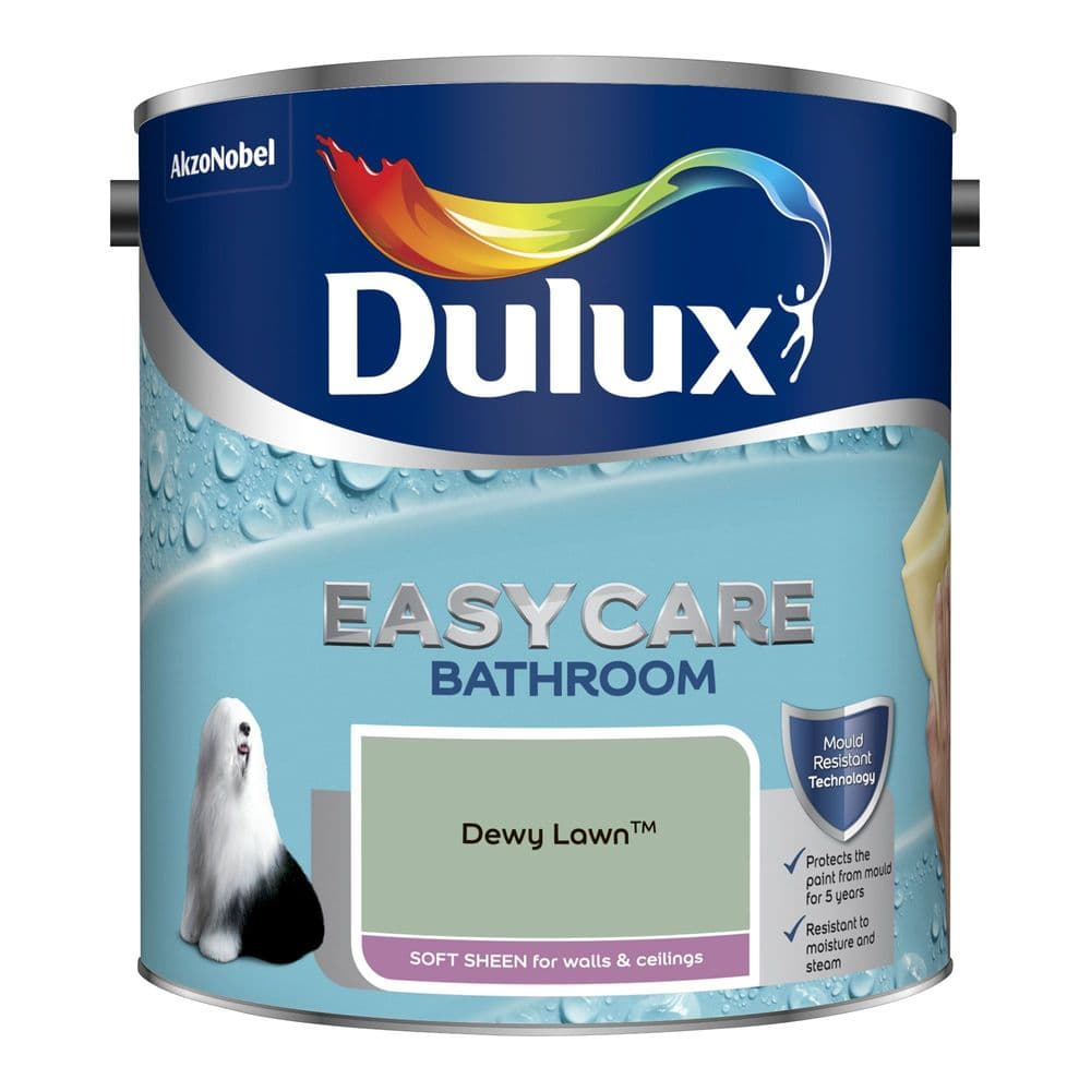 Dulux Easycare Bathroom Soft Sheen Colours 2.5L
