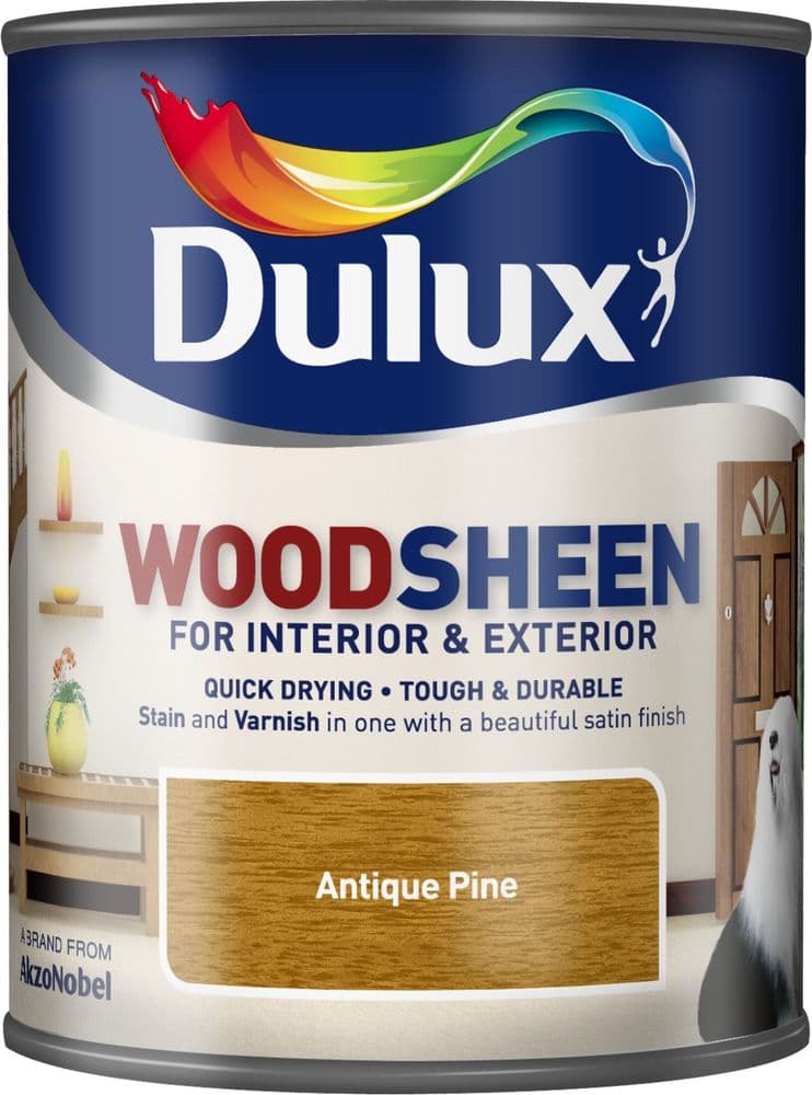Dulux Interior & Exterior Woodsheen Stain & Varnish 750ml