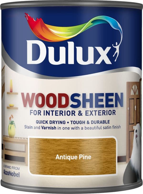 Dulux Interior & Exterior Woodsheen Stain & Varnish 750ml