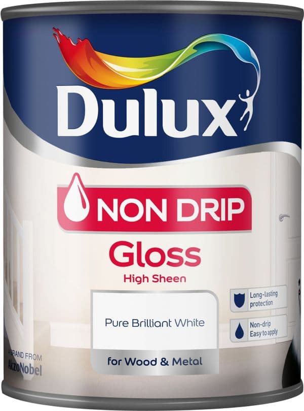 Dulux Non Drip Gloss Pure Brilliant White