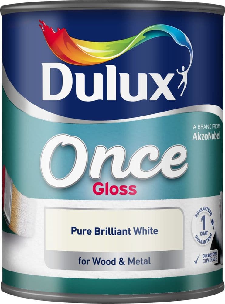 Dulux Once Gloss Pure Brilliant White
