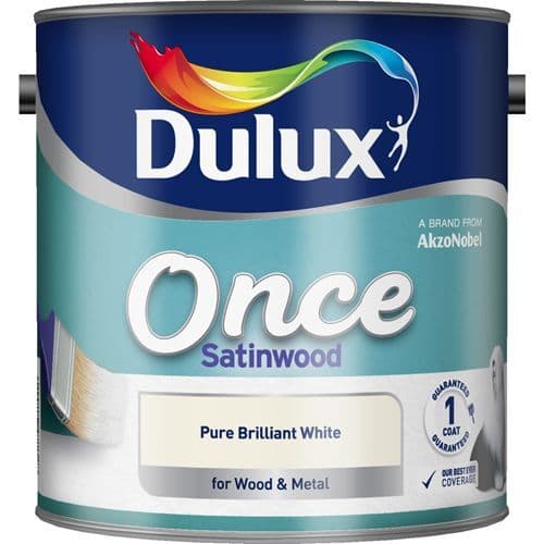 Dulux Once Satinwood Colours 750ml DISCONTINUED