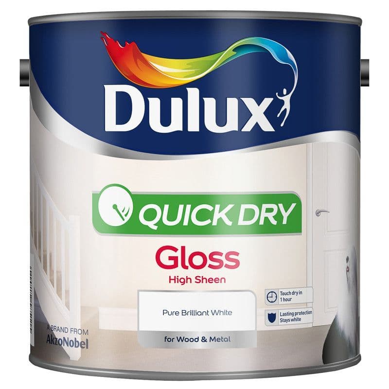 Dulux Quick Dry Gloss Pure Brilliant White