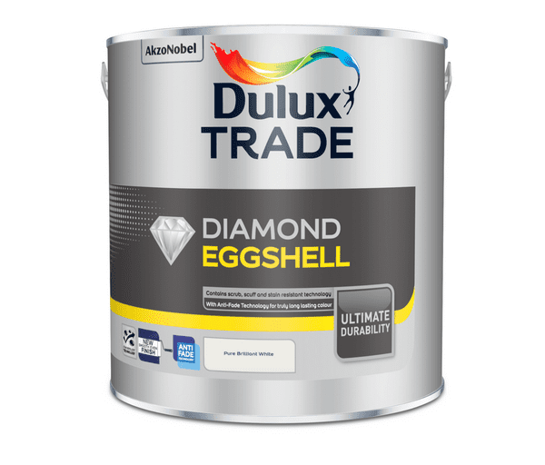 Dulux Trade Diamond Eggshell Magnolia or White