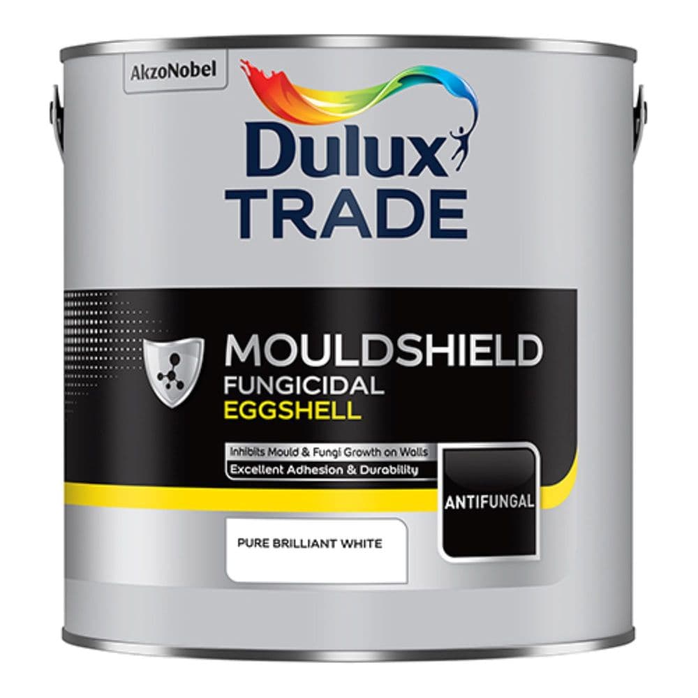 Dulux Trade Mouldshield Fungicidal Eggshell Pure Brilliant White