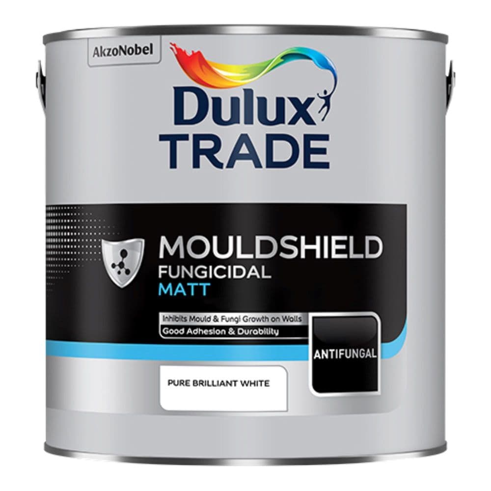 Dulux Trade Mouldshield Fungicidal Matt Pure Brilliant White