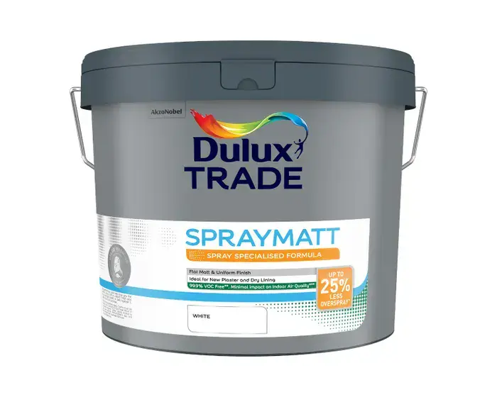 Dulux Trade Spraymatt White 10L