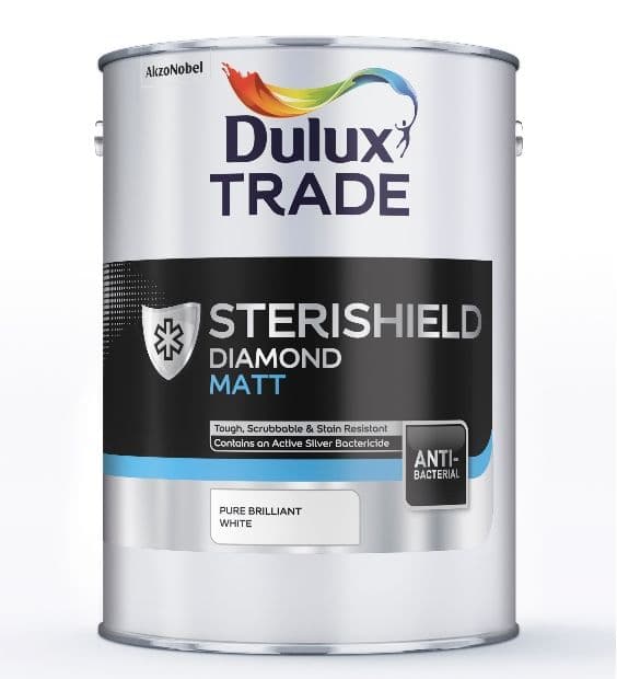 Dulux Trade Sterishield Diamond Matt Custom Mixed Colours 5L