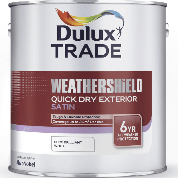 Dulux Trade Weathershield Quick Dry Exterior Satin Custom Mixed Colours