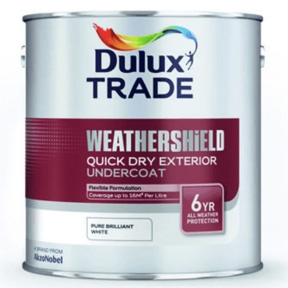 Dulux Trade Weathershield Quick Dry Exterior Undercoat Custom Mixed Colours DISCONTINUED
