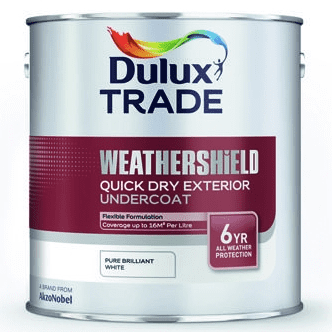 Dulux Trade Weathershield Quick Dry Exterior Undercoat Custom Mixed Colours DISCONTINUED