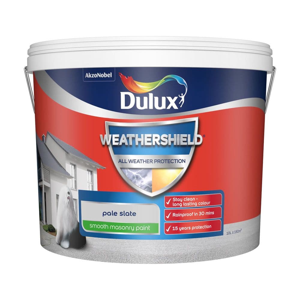 Dulux Weathershield All Weather Protection Smooth Masonry Paint 10L