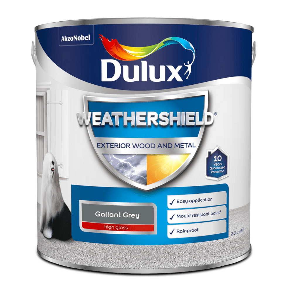 Dulux  Weathershield Exterior Gloss Colours 2.5L
