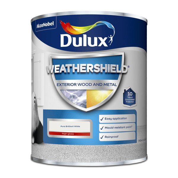 Dulux Weathershield Exterior Gloss Pure Brilliant White