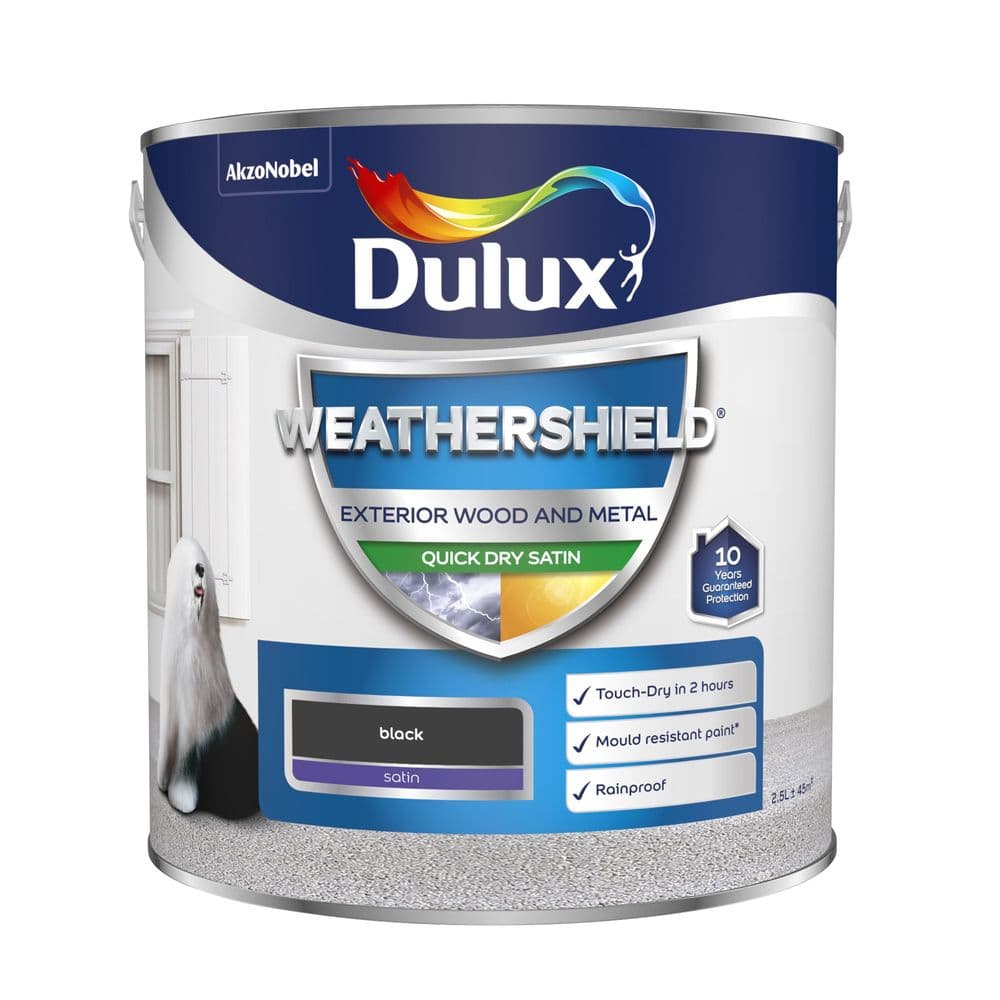 Dulux Weathershield Quick Dry Satin Colours 2.5L