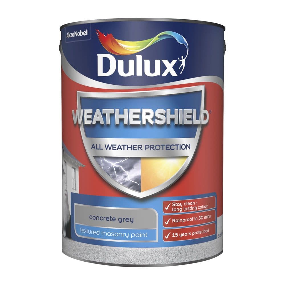 Dulux Weathershield Textured Masonry Standard Colours 5L