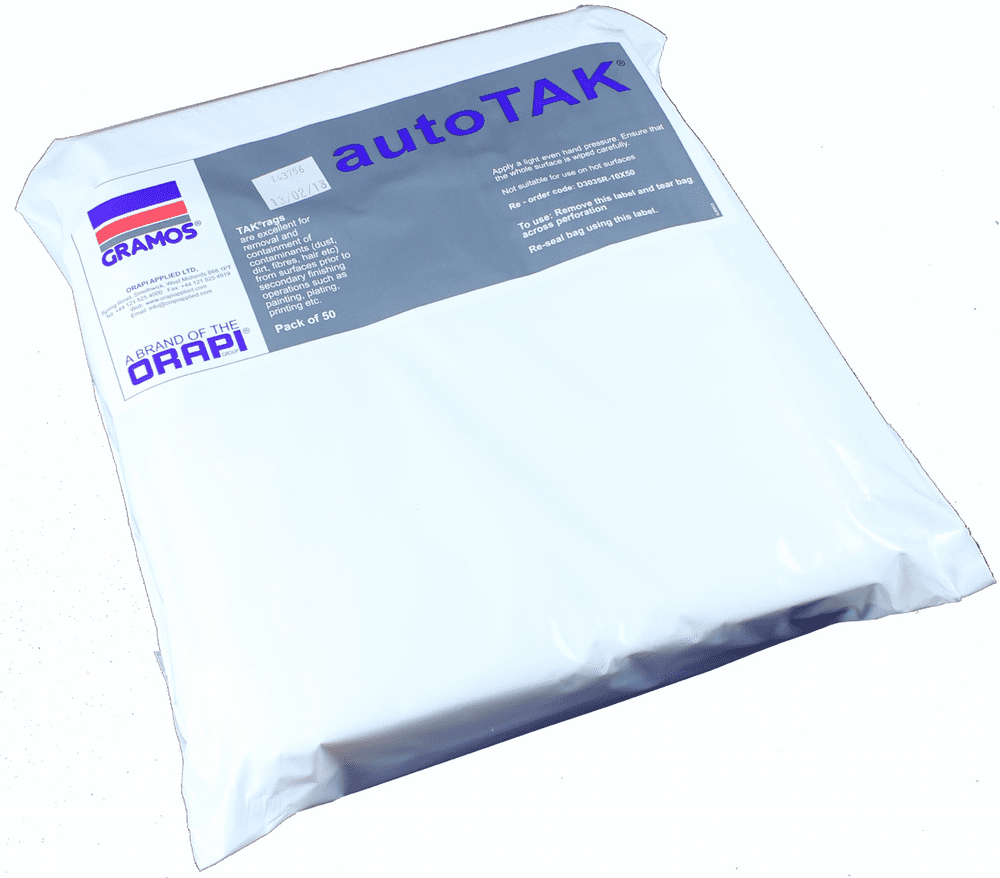 Gramos autoTAK tack rags (pack of 50)